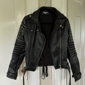 Killstar Studded Leather Jacket